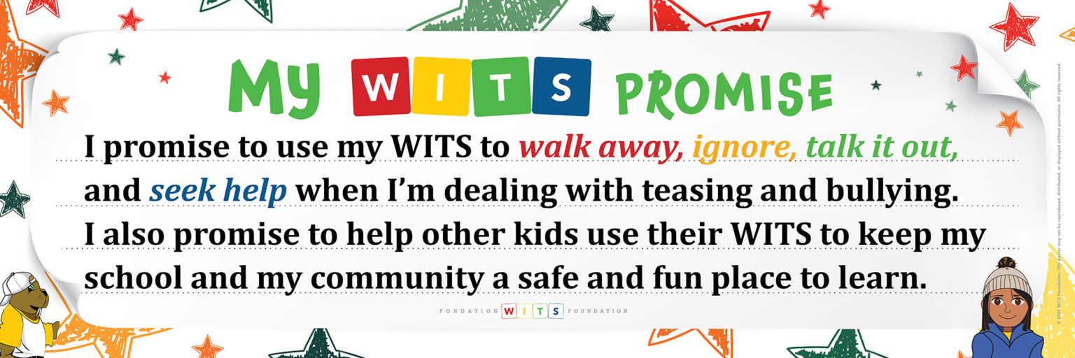 WITS PROMISE – Banner – 2025 33X11 inches